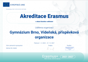 akreditace Erasmus